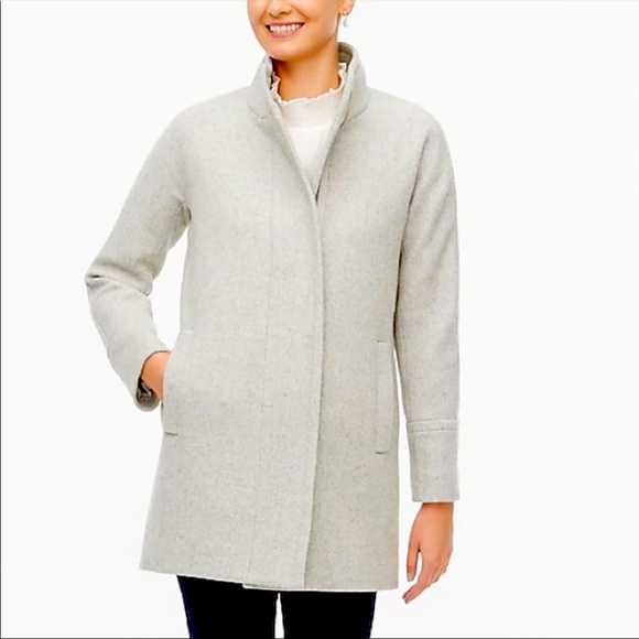 J. Crew Jackets & Blazers - J. CREW city coat heather dusk size 4 NWT